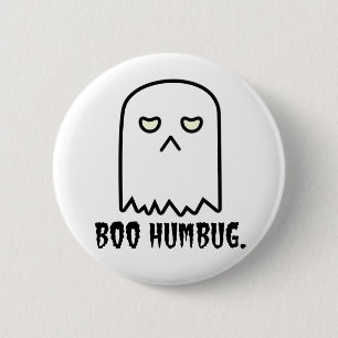 Badge Rond 5 Cm Boo Humbug