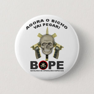 Badge Rond 5 Cm BOPE - Police brésilienne