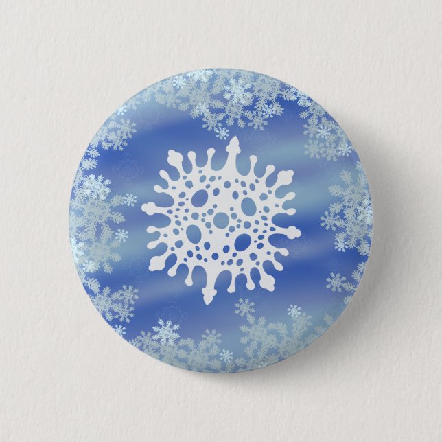 Badge Rond 5 Cm Bords givrés VI (Devant)