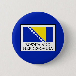 Badge Rond 5 Cm Bosnie-Herzégovine