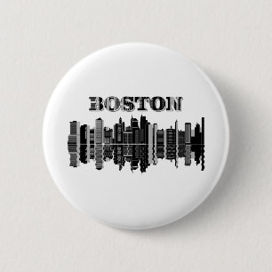 Badge Rond 5 Cm Boston