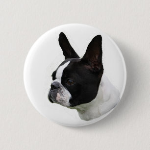 Badge Rond 5 Cm Boston Terrier