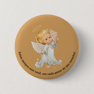 Badge Rond 5 Cm Boton Anjo
