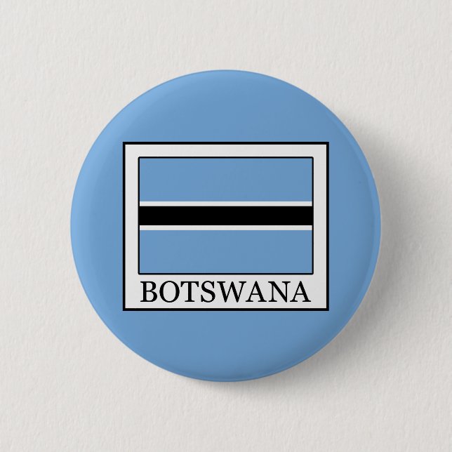 Badge Rond 5 Cm Botswana (Devant)