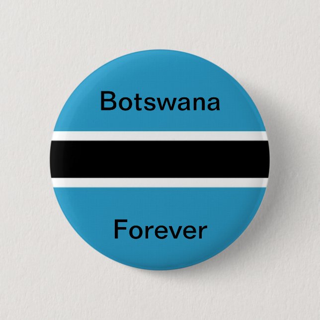 Badge Rond 5 Cm Botswana (Devant)