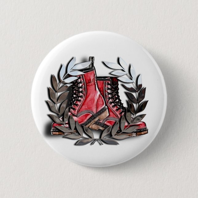 Badge Rond 5 Cm Bottes de peau 2 (Devant)