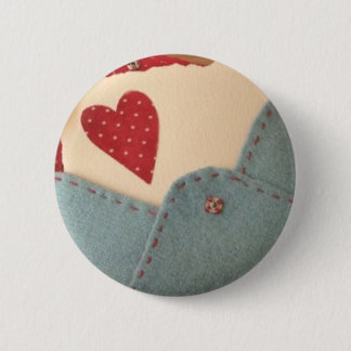 Badge Rond 5 Cm Botton Romantique