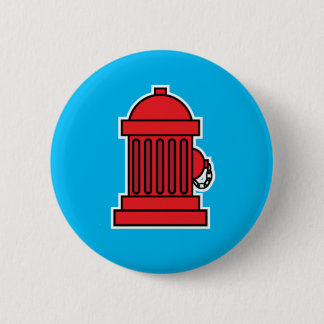Badge Rond 5 Cm Bouche d'incendie