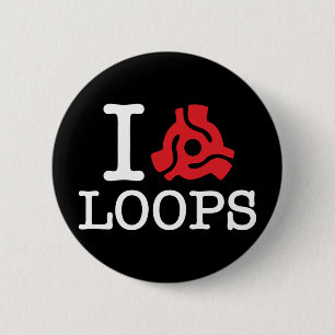 Badge Rond 5 Cm Boucles d'adaptateur I 45