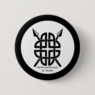 Badge Rond 5 Cm Bouclier celtique, MeWarriorWoman sur Twitch