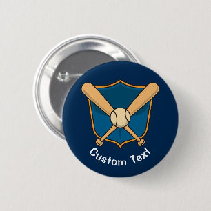 Badge Rond 5 Cm Bouclier de baseball