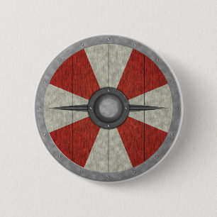 Badge Rond 5 Cm Bouclier de cercle de Viking