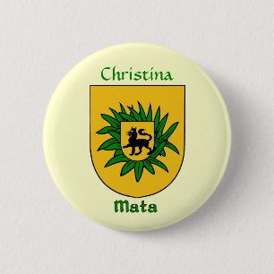 Badge Rond 5 Cm Bouclier historique Mata personnalisé