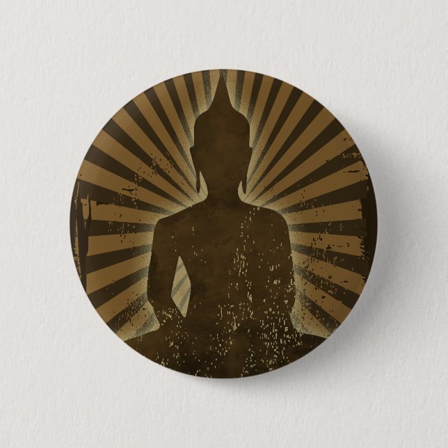 Badge Rond 5 Cm Bouddha (Devant)