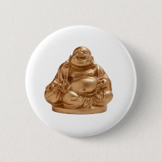 Badge Rond 5 Cm Bouddha heureux