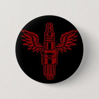 Badge Rond 5 Cm Bougie d'allumage