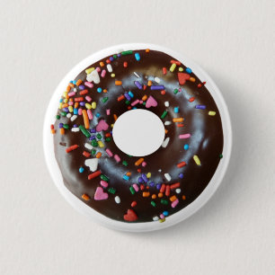 Badge Rond 5 Cm Bouillie de chocolat glacé
