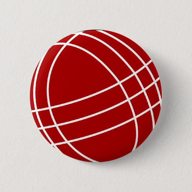 Badge Rond 5 Cm Boule de Bocce (Devant)