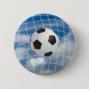 Badge Rond 5 Cm Boule de football