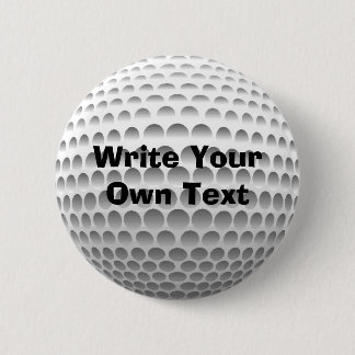 Badge Rond 5 Cm Boule de golf