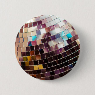 Badge Rond 5 Cm Boule Disco