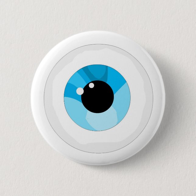 Badge Rond 5 Cm Boule d'oeil (Devant)