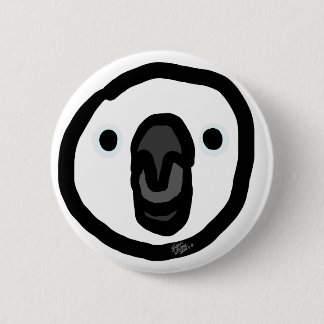 Badge Rond 5 Cm Bouleau blanc "Kohaku"
