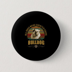 Badge Rond 5 Cm Bouledogue créé 