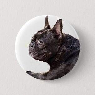 Badge Rond 5 Cm Bouledogue français