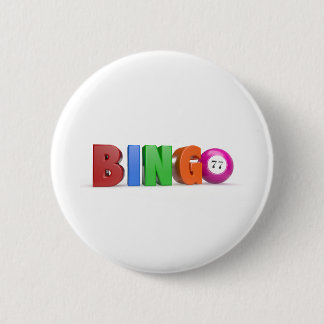 Badge Rond 5 Cm boules de bingo avec des nombres