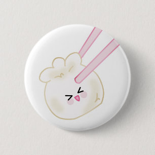 Badge Rond 5 Cm boulette et bouton de baguettes