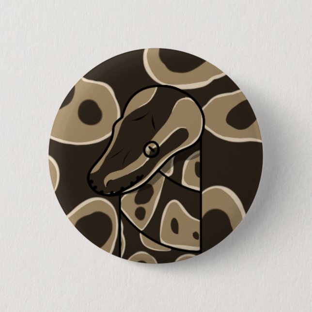 Badge Rond 5 Cm bouman252 ballon python axanthique (Devant)