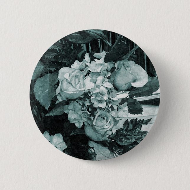 Badge Rond 5 Cm Bouquet mariage (Devant)