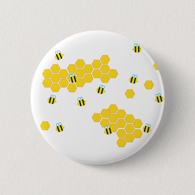 Badge Rond 5 Cm Bourdonnement de bourdon (Devant)