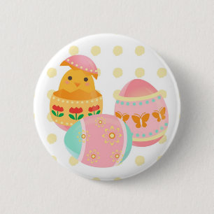 Badge Rond 5 Cm Bouteille de conception de poussins d'oeuf de mang
