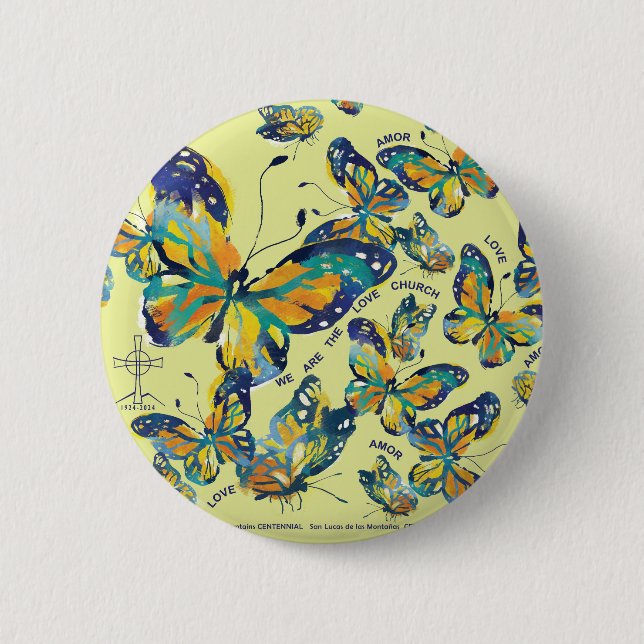 Badge Rond 5 Cm Bouton (Devant)
