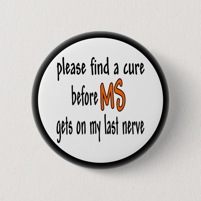 Badge Rond 5 Cm Bouton (Devant)