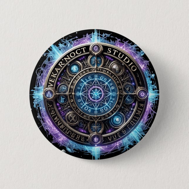 Badge Rond 5 Cm Bouton (Devant)