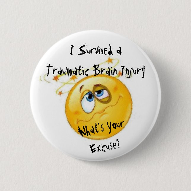 Badge Rond 5 Cm Bouton (Devant)