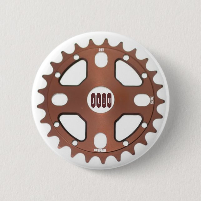 BADGE ROND 5 CM BOUTON 1110 DE PIGNON (Devant)