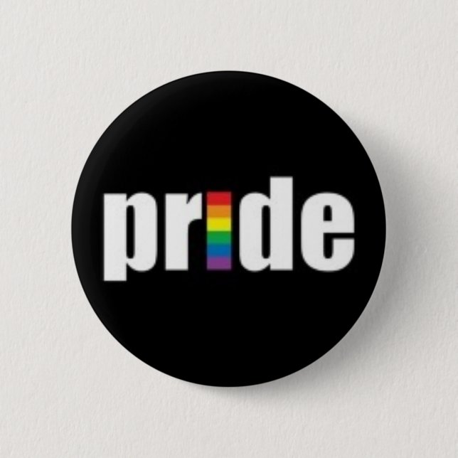 BADGE ROND 5 CM BOUTON 12 DE GAY PRIDE (Devant)
