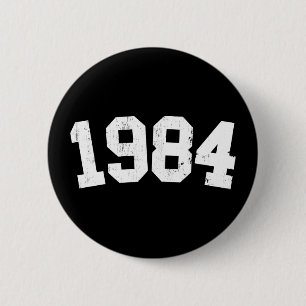 Badge Rond 5 Cm Bouton 1984
