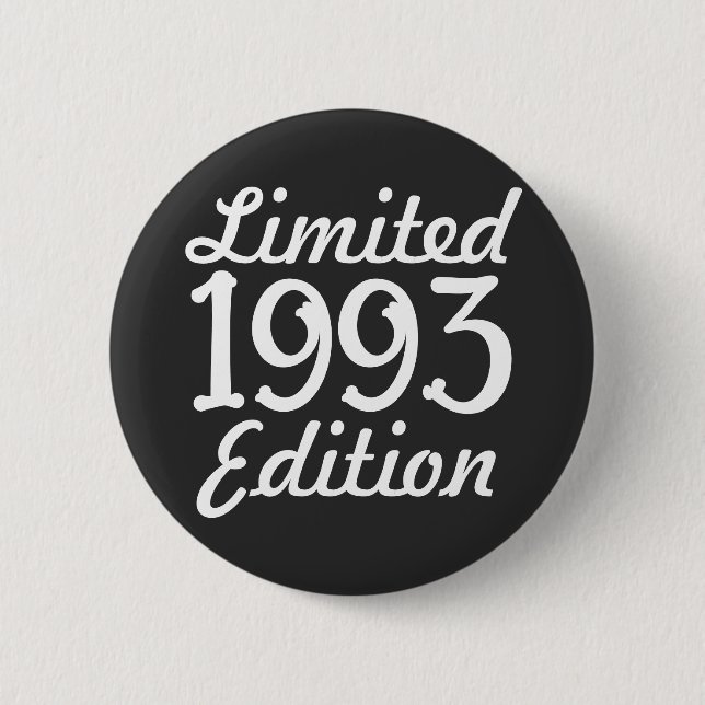 Badge Rond 5 Cm Bouton 1993 édition limitée 30e anniversaire (Devant)