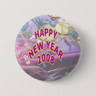 Badge Rond 5 Cm Bouton 2008