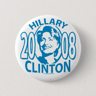 Badge Rond 5 Cm Bouton 2008 de Hillary Clinton