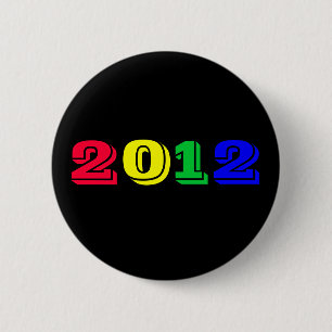 Badge Rond 5 Cm Bouton 2012