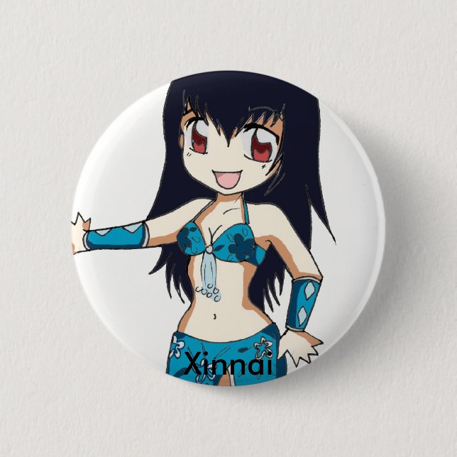 Badge Rond 5 Cm Bouton 2 de BellyDancer (Devant)