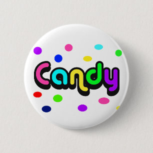 Badge Rond 5 Cm Bouton à bonbons