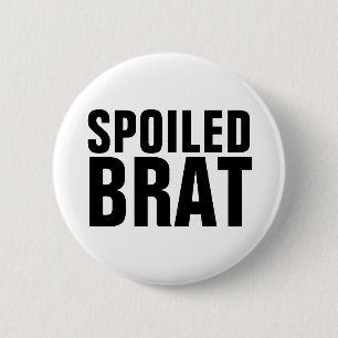 BADGE ROND 5 CM BOUTON À BRAT ÉCLAIRÉ