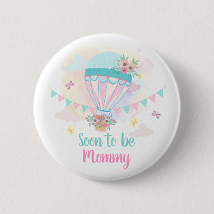 Badge Rond 5 Cm Bouton à bulle d'air chaud pour être Pinback